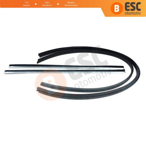 Mercedes W123 W126 İçin Sunroof Fitil Conta Tamir Takımı 1087820098, 1157820198, 1087820198