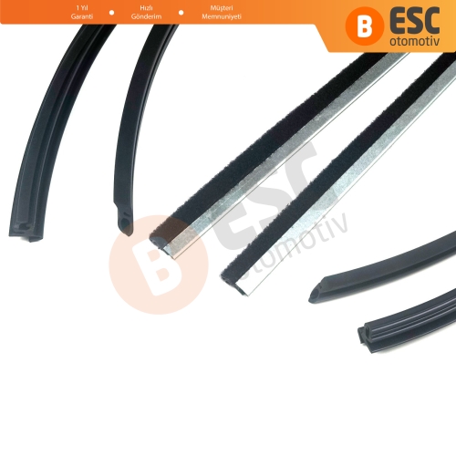 Mercedes W123 W126 İçin Sunroof Fitil Conta Tamir Takımı 1087820098, 1157820198, 1087820198