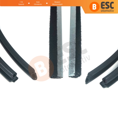 Mercedes W123 W126 İçin Sunroof Fitil Conta Tamir Takımı 1087820098, 1157820198, 1087820198