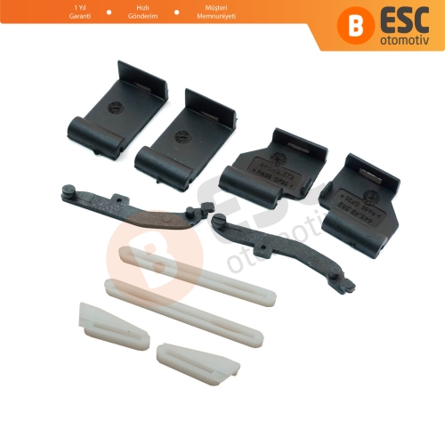 BMW 3 E91 5 E61 X3 E83 X5 E53 E70 Cullinan RR31 54137155683 İçin 10 Parça Sunroof Ray Kızak Tavan Perde Tamir Seti