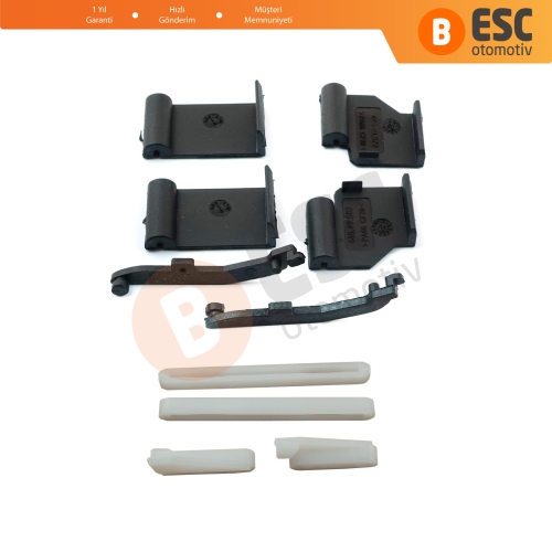 BMW 3 E91 5 E61 X3 E83 X5 E53 E70 Cullinan RR31 54137155683 İçin 10 Parça Sunroof Ray Kızak Tavan Perde Tamir Seti