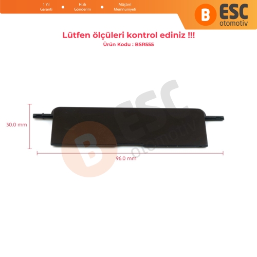 Mercedes E W212 İçin Tavan Oluk Çıtası Port Bagaj Kapağı 2126902882 96*30 mm