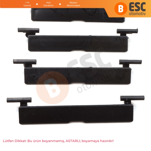 Mercedes C Class W204 İçin 4 Adet Tavan Oluk Çıta Port Kapak 2046983530 95 mm*15 mm
