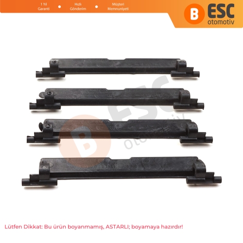 Mercedes C Class W204 İçin 4 Adet Tavan Oluk Çıta Port Kapak 2046983530 95 mm*15 mm