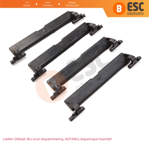Mercedes C Class W204 İçin 4 Adet Tavan Oluk Çıta Port Kapak 2046983530 95 mm*15 mm