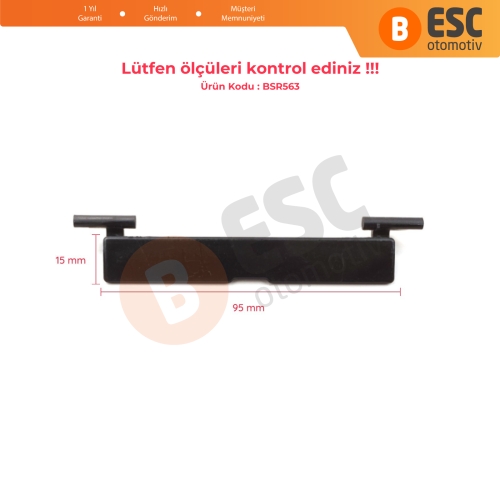 Mercedes C Class W204 İçin Tavan Oluk Çıta Port Kapak 2046983530 95 mm*15 mm