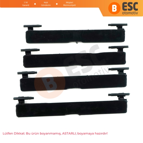 Mercedes C W205 İçin 4 Adet Tavan Oluk Çıta Port Kapağı 95*12 mm A2057504100