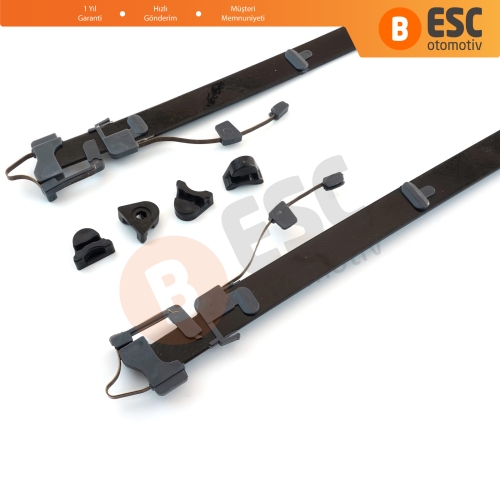 Mercedes C Class W205 İçin Sunroof Kızak Tamir Seti 57 cm