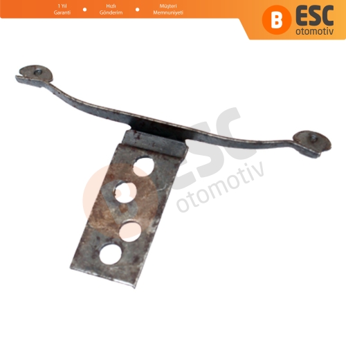 BMW 3 Serisi E46 1997-2006 54138246025 için Sunroof Perde Güneşlik Sağ Kayar Kızak Çıta Klips Döşeme Metal Ayağı