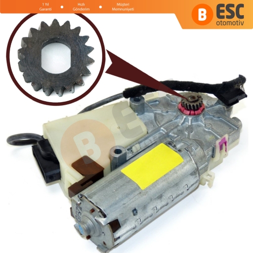 Audi A4 A6 VW Golf 4 Bora için Sunroof Motor Dişlisi 8D0959591A 18 Diş