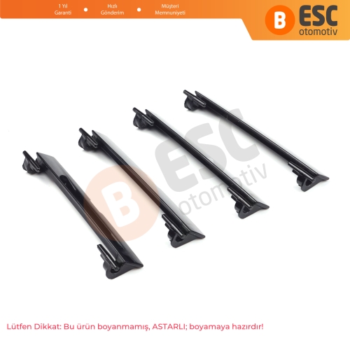 Mercedes E W213 S213 İçin 4 Adet Tavan Oluk Çıta Port Kapağı 95*12 mm A2136900182