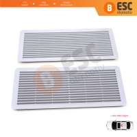Mercedes W202 W203 W208 W209 W210 W211 W215 W219 W220 W240 W140 A2117840644 için 2 Adet Sunroof Perde Tavan Havalandırma Izgarası 