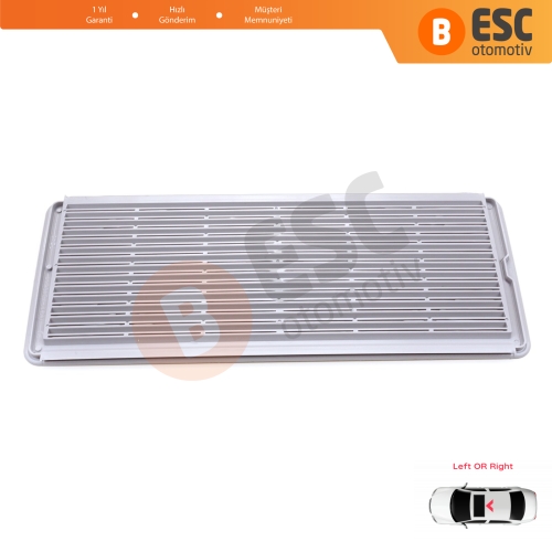 Mercedes W202 W203 W208 W209 W210 W211 W215 W219 W220 W240 W140 A2117840644 için 1 Adet Sunroof Perde Tavan Havalandırma Izgarası Açık Gri