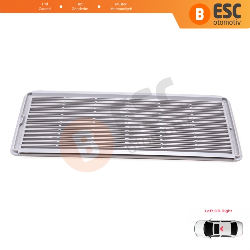 Mercedes W202 W203 W208 W209 W210 W211 W215 W219 W220 W240 W140 A2117840644 için 1 Adet Sunroof Perde Tavan Havalandırma Izgarası Açık Gri