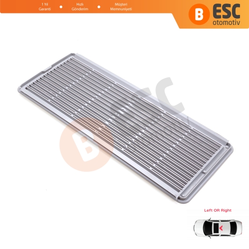 Mercedes W202 W203 W208 W209 W210 W211 W215 W219 W220 W240 W140 A2117840644 için 1 Adet Sunroof Perde Tavan Havalandırma Izgarası Açık Gri
