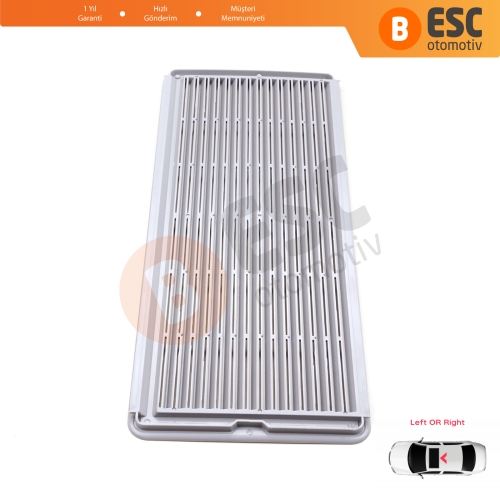 Mercedes W202 W203 W208 W209 W210 W211 W215 W219 W220 W240 W140 A2117840644 için 1 Adet Sunroof Perde Tavan Havalandırma Izgarası Açık Gri