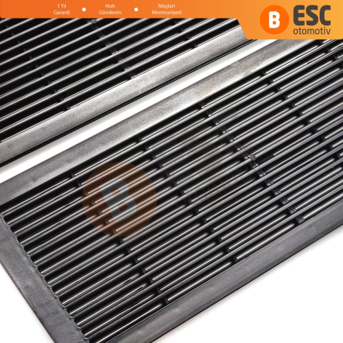 Mercedes W202 W203 W208 W209 W210 W211 W215 W219 W220 W240 W140 için 2 Adet Siyah Sunroof Perde Tavan Havalandırma Izgarası A2117840644