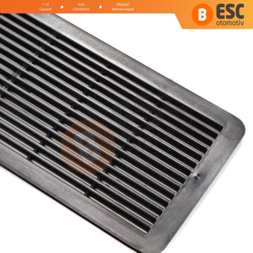 Mercedes W202 W203 W208 W209 W210 W211 W215 W219 W220 W240 W140 için 1 Adet Siyah Sunroof Perde Tavan Havalandırma Izgarası A2117840644