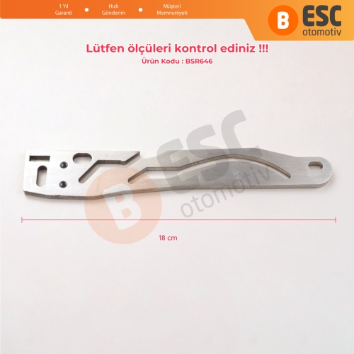 Audi 80 90 100 200 VW Scirocco 53B Passat 32B İçin Sunroof Sürgülü Tavan Zemin Kılavuzu Ayak Demiri 443877151B