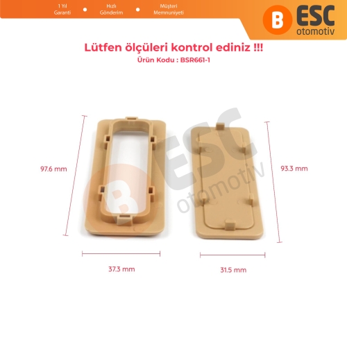 Mercedes W202 W203 W208 W209 W210 W211 W215 W219 W220 W240 W140 A21178406447 İçin Bej Sunroof Perde Çekme Tutamak Kolu