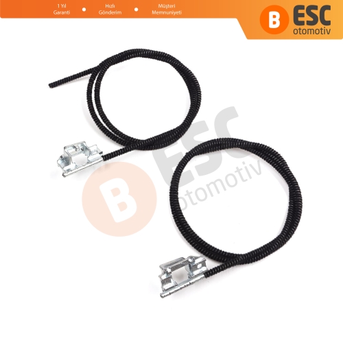 Peugeot 206 206+ 207 4/5 Kapı İçin Sunroof Tavan Cam Halat Spiral Kablo Seti Sağ Sol