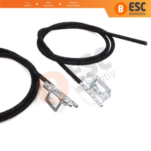 Peugeot 206 206+ 207 4/5 Kapı İçin Sunroof Tavan Cam Halat Spiral Kablo Seti Sağ Sol