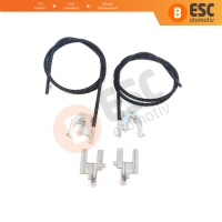 Renault Megane MK1 Scenic MK1 için Elektrikli Sunroof Sağ Sol Kızak Halat ve Metal Ayak Seti