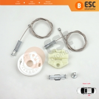 Vauxhall Opel Astra H A04 2004-2014 4/5 Kapı 13100423 İçin Arka Sol Cam Kriko Tamir Seti