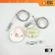 Vauxhall Opel Astra H A04 2004-2014 4/5 Kapı 13100423 İçin Arka Sol Cam Kriko Tamir Seti
