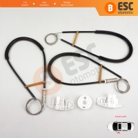 Citroen XSara Picasso N68 1999-2010 MPV 9221ET İçin Ön Sol Kapı Cam Kriko Tamir Seti