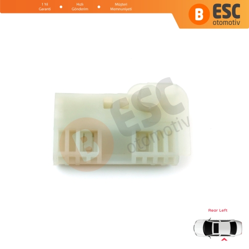 Renault Clio MK3 BR CR KR SR 2005-2014 5-Kapı 8200291151 İçin Arka Sol Cam Kriko Tamir Klipsi