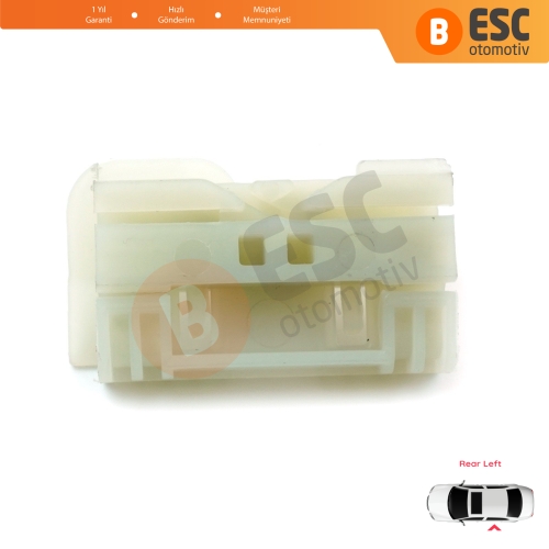 Renault Clio MK3 BR CR KR SR 2005-2014 5-Kapı 8200291151 İçin Arka Sol Cam Kriko Tamir Klipsi