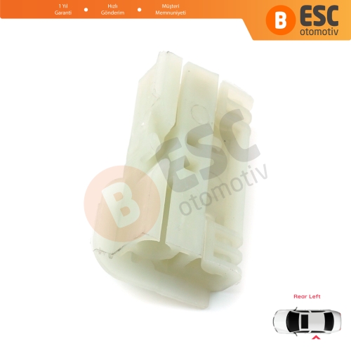 Renault Clio MK3 BR CR KR SR 2005-2014 5-Kapı 8200291151 İçin Arka Sol Cam Kriko Tamir Klipsi