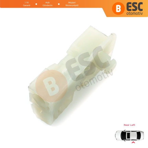 Renault Clio MK3 BR CR KR SR 2005-2014 5-Kapı 8200291151 İçin Arka Sol Cam Kriko Tamir Klipsi