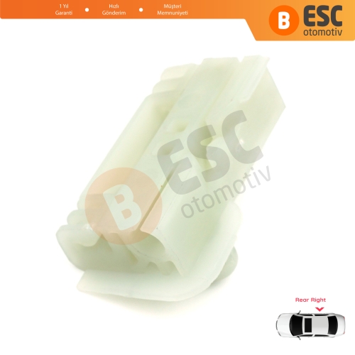 Renault Clio MK3 BR CR KR SR 2005-2014 5-Kapı 8200291153 İçin Arka Sağ Cam Kriko Tamir Klipsi