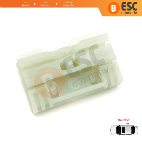 Renault Clio MK3 BR CR KR SR 2005-2014 5-Kapı 8200291153 İçin Arka Sağ Cam Kriko Tamir Klipsi