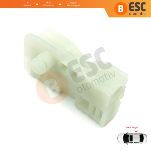 Renault Clio MK3 BR CR KR SR 2005-2014 5-Kapı 8200291153 İçin Arka Sağ Cam Kriko Tamir Klipsi