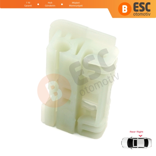 Renault Clio MK3 BR CR KR SR 2005-2014 5-Kapı 8200291153 İçin Arka Sağ Cam Kriko Tamir Klipsi