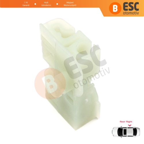 Renault Clio MK3 BR CR KR SR 2005-2014 5-Kapı 8200291153 İçin Arka Sağ Cam Kriko Tamir Klipsi