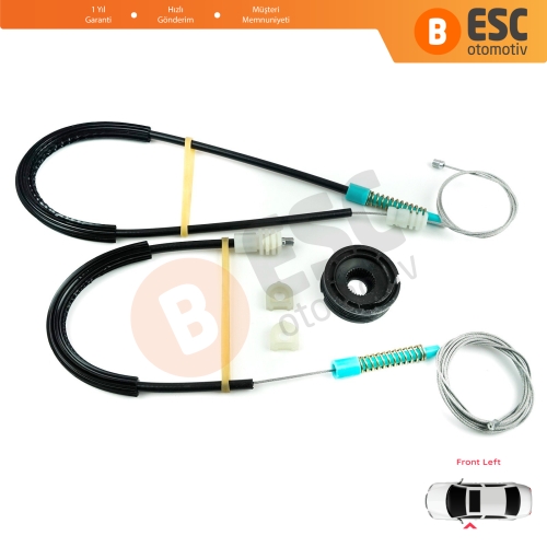 Volvo C70 873 1998-2005 Cabrio Convertible CC İçin Sol Cam Kriko Tamir Seti