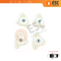 Audi A4 S4 B6 B7 8E B8 8K Seat Exeo 3R 4/5 Kapı İçin Ön Cam Kriko Tamir Sağ Sol Köşe Makara Seti