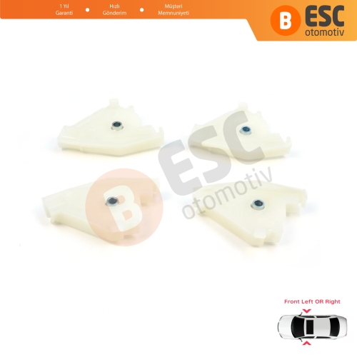 Audi A4 S4 B6 B7 8E B8 8K Seat Exeo 3R 4/5 Kapı İçin Ön Cam Kriko Tamir Sağ Sol Köşe Makara Seti