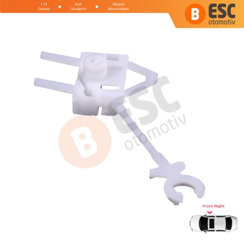 Fiat Doblo MK1 MPV Van 119 223 2001-2010 51718403 İçin Ön Sağ Kapı Cam Kriko Tamir Klipsi