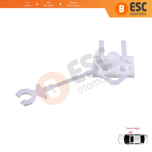 Fiat Doblo MK1 MPV Van 119 223 2001-2010 51718403 İçin Ön Sağ Kapı Cam Kriko Tamir Klipsi
