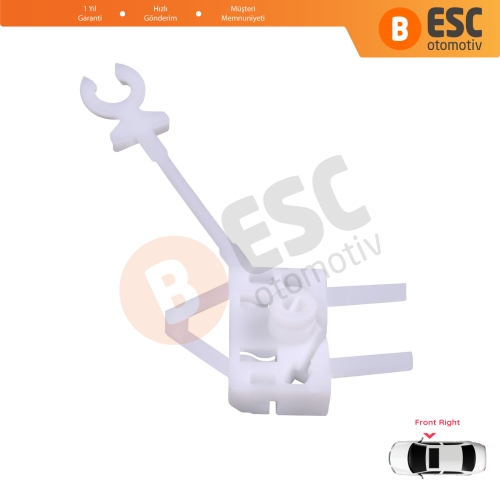 Fiat Doblo MK1 MPV Van 119 223 2001-2010 51718403 İçin Ön Sağ Kapı Cam Kriko Tamir Klipsi