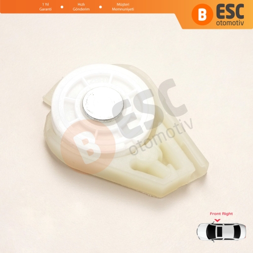 Fiat Doblo MK1 MPV Van 119 223 2001-2010 51718403 İçin Ön Sağ Cam Kriko Tamir Köşe Makarası 1