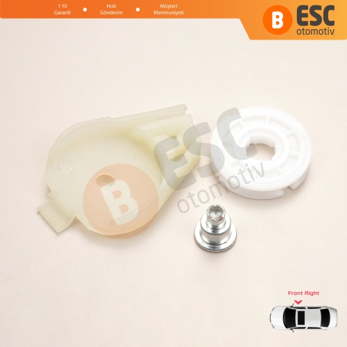 Fiat Doblo MK1 MPV Van 119 223 2001-2010 51718403 İçin Ön Sağ Cam Kriko Tamir Köşe Makarası 1