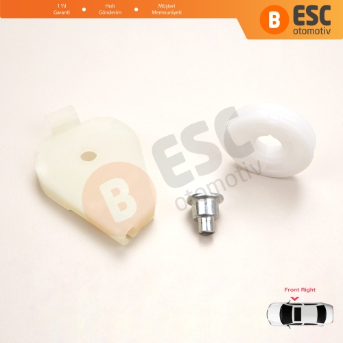 Fiat Doblo MK1 MPV Van 119 223 2001-2010 51718403 İçin Ön Sağ Cam Kriko Tamir Köşe Makarası 1