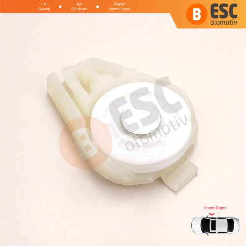 Fiat Doblo MK1 MPV Van 119 223 2001-2010 51718403 İçin Ön Sağ Cam Kriko Tamir Köşe Makarası 1