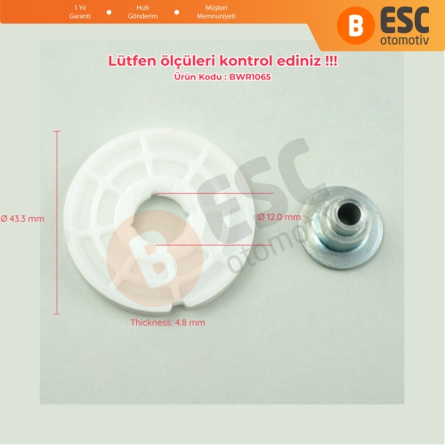 Mercedes İçin Elektrikli Cam Kriko Köşe Makarası